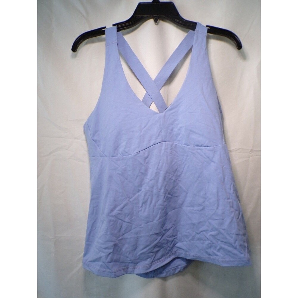 prAna Layna Bra Tank Women's XL Lavender Morning Glory Activewear